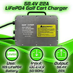 New 48v 105Ah Lithium Ion Golf Cart Battery and Charger with Free Shipping