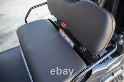 New Black / Black Lithium Battery 48V Electric Golf Cart Lifted 6 Passenger Limo