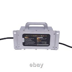 New For EZGO RXV/TXT Golf Cart 2008-2019 DC 48 Volt 15A Battery Charger with LED