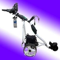 New NovaCaddy Electric Motorized Golf Trolley Cart, 36 holes Battery + Accessory