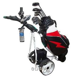 New NovaCaddy Electric Motorized Golf Trolley Cart, 36 holes Battery + Accessory