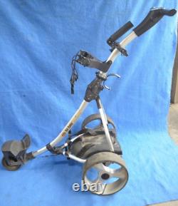 (No battery) Bat-Caddy Electric Golf Bag Caddy Trolley Cart Not Tested Has Wear
