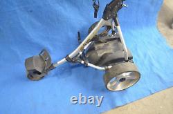 (No battery) Bat-Caddy Electric Golf Bag Caddy Trolley Cart Not Tested Has Wear