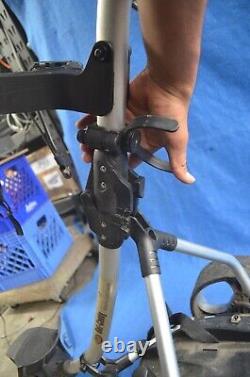 (No battery) Bat-Caddy Electric Golf Bag Caddy Trolley Cart Not Tested Has Wear