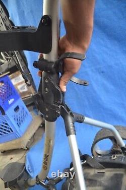 (No battery) Bat-Caddy Electric Golf Bag Caddy Trolley Cart Not Tested Has Wear