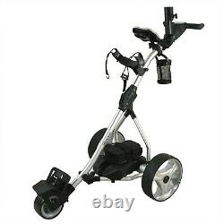 NovaCaddy Electric Golf Remote Control Trolley Cart S2R Lithium Battery Silver