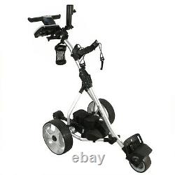NovaCaddy Electric Golf Remote Control Trolley Cart S2R Lithium Battery Silver