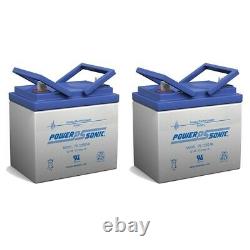 Power-Sonic 12V 35AH Replacement Battery for Kangaroo TG-31 Golf Cart 2 Pack