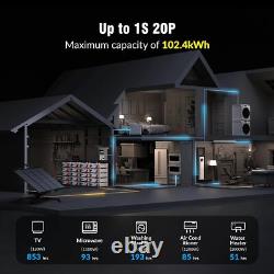 Powerful 5.12kWh Server Rack Battery 48V 100AH Lithium LiFePO4 with Bluetooth
