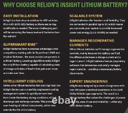 RELiON Insight Lithium 48 Volt Golf Cart Batteries