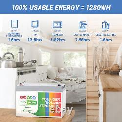 Redodo 12V 100Ah LiFePO4 Lithium Battery for RV Solar Excellent Condition