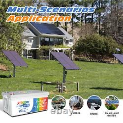 Redodo 12V 200Ah LiFePO4 Lithium Battery for RV Off-grid Solar Camper Marine