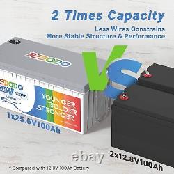 Redodo 24V 100Ah LiFePO4 Lithium Battery for RV Off-grid Excellent Condition