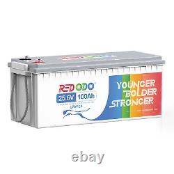 Redodo 24V 100Ah Lithium Battery for Trolling Motor RV Off-grid Good Condition