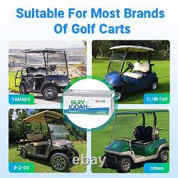 Redodo 48V 100Ah Golf Cart LiFePO4 Battery with 200A BMS Bluetooth, Low Temp