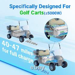 Redodo 48V 100Ah Golf Cart LiFePO4 Battery with 200A BMS Bluetooth, Low Temp
