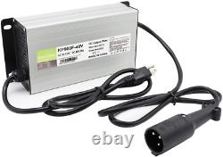 Replacement Golf Cart Battery Charger 48V 15A for 48 Volt Club Car Golf Cart wi
