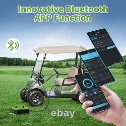 Smart 18 AMP 36V Golf Cart Fast Charger for EZGO TXT D Plug Bluetooth App Ctrl