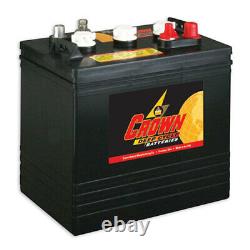 T-105 6 Volt Golf Cart Battery RV Marine Solar Deep Cycle Crown Brand