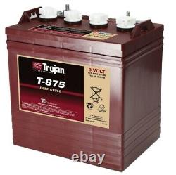 Trojan T-875 8 Volt Golf Cart Battery RV Marine Solar Deep Cycle