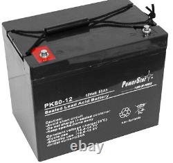UPG 12V 80Ah Group 24 Battery for Scooter Wheelchair Golf Cart Electric DC