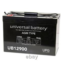 UPG 12V 90AH Battery for Group 27 E-Car E-Caddy U403 Golf Cart Rechargeable