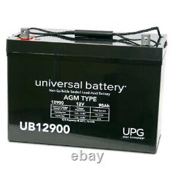 UPG 12V 90AH Battery for Group 27 E-Car E-Caddy U403 Golf Cart Rechargeable