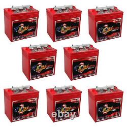 US Battery Deep Cycle Golf Cart 6V 232 Amp Hour Battery GC2 US2200 8 Pack