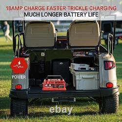 Upgraded 36 Volt 18 Amp Golf Cart Battery Charger for EZGO TXT with D Plug