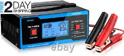 Upgraded 8 Volt Battery Charger for Golf Cart Automotive Battery Charger and Mai