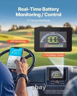 VEVOR 36V 105Ah Golf Cart Lithium Battery with LCD Monitor and 4000+ Cycles