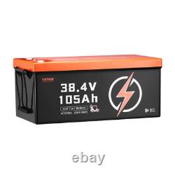 VEVOR 36V 105Ah Golf Cart Lithium Battery with LCD Monitor and 4000+ Cycles