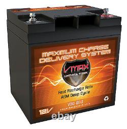 VMAX800 30AH Battery + 3.3A Smart Charger Comp. 12V AGM VMAX Battery DEEP CYCLE