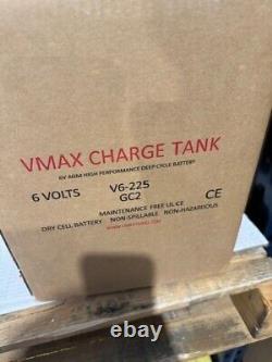 VMAX V6-225 GC2 6 VOLT 225AH AGM DEEP CYCLE Golf Cart 6V Rechargeable Battery