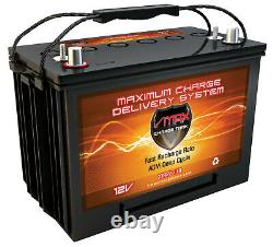 VMAX XTR27-110 12V 110Ah Group 27 AGM Deep Cycle Battery comp with golf carts
