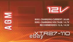 VMAX XTR27-110 + GROUP 27-31 BOX comp with 110AH E-Caddy Golf Cart 12V AGM Battery