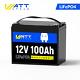 Wattcycle 12v 100ah Lifepo4 Lithium Battery Low-temp For Rv Home Solar Off-grid