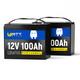 Wattcycle 1/2/3/4pack 12v 100ah Lifepo4 Lithium Battery With Low-temp Protection