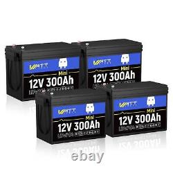 WattCycle 3840Wh 12V 300AH LiFePO4 Lithium Battery Deep Cycle BMS Solar RV Home