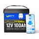 Wattcycle Mini 12v 100ah Lifepo4 Lithium Battery Bluetooth For Rv Trolling Motor