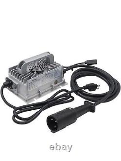 Xiixtoo 12 AMP 48 Volts Replacement Golf Cart Battery Charger-Waterproof-3 Pin
