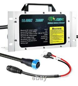 YILEIDE 58.4V20A Golf Cart Lithium Battery Charger On-Board with OT M8 14-8 te