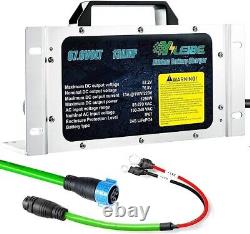 YILEIDE 87.6V13A Golf Cart Lithium Battery Charger. 24 Cell LifePO4. 13 Amp