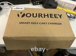 YOURHEEY 48 Volt Golf Cart Battery Charger for Club Car, 15 Amp Trickle Charg