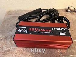 YOURHEEY 48 Volt Golf Cart Battery Charger for Club Car, 15 Amp Trickle Charg