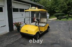Yamaha 1990 G8E Classic Cab Style Electric Golf Cart New Batteries & New Motor