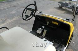 Yamaha G8E Fleet Classic Cab Style Electric Golf Cart New Batteries, New Motor