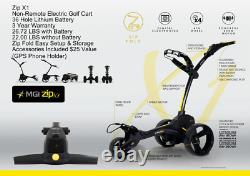 Zip X1 Electric Golf Cart 36 Hole Lithium Battery Accessories Included GPS